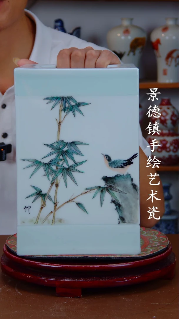 现代景德镇手工手绘陶瓷摆件77
