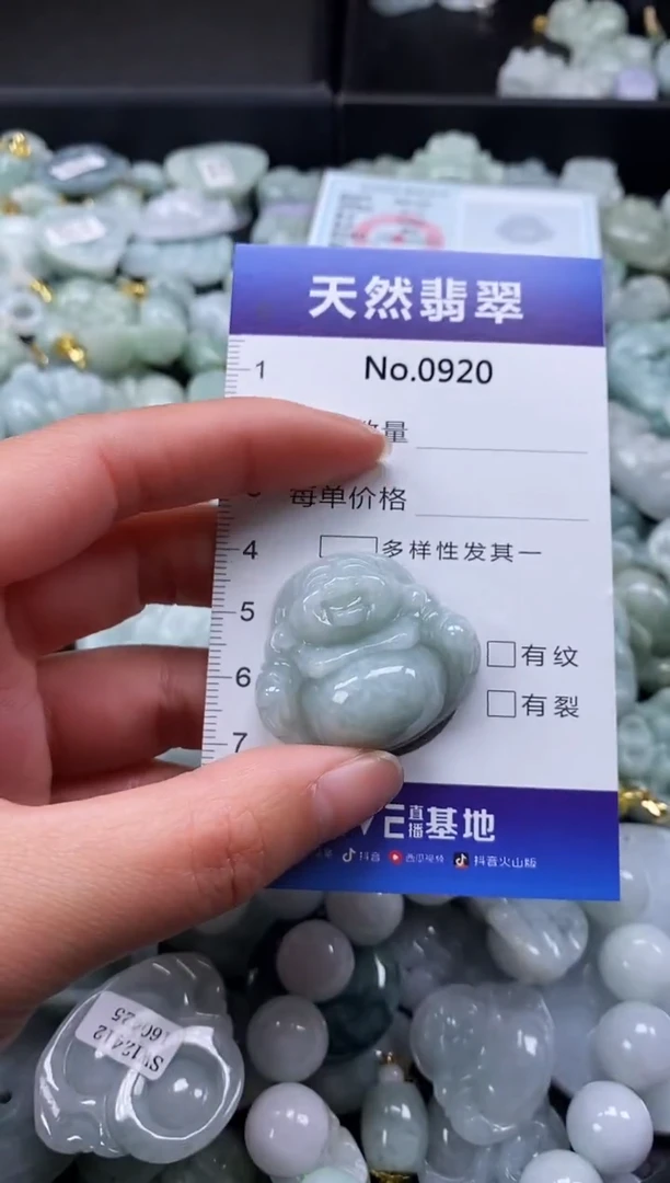 【闪购商品】翡翠颈饰未镶嵌缅甸A货翡翠0920