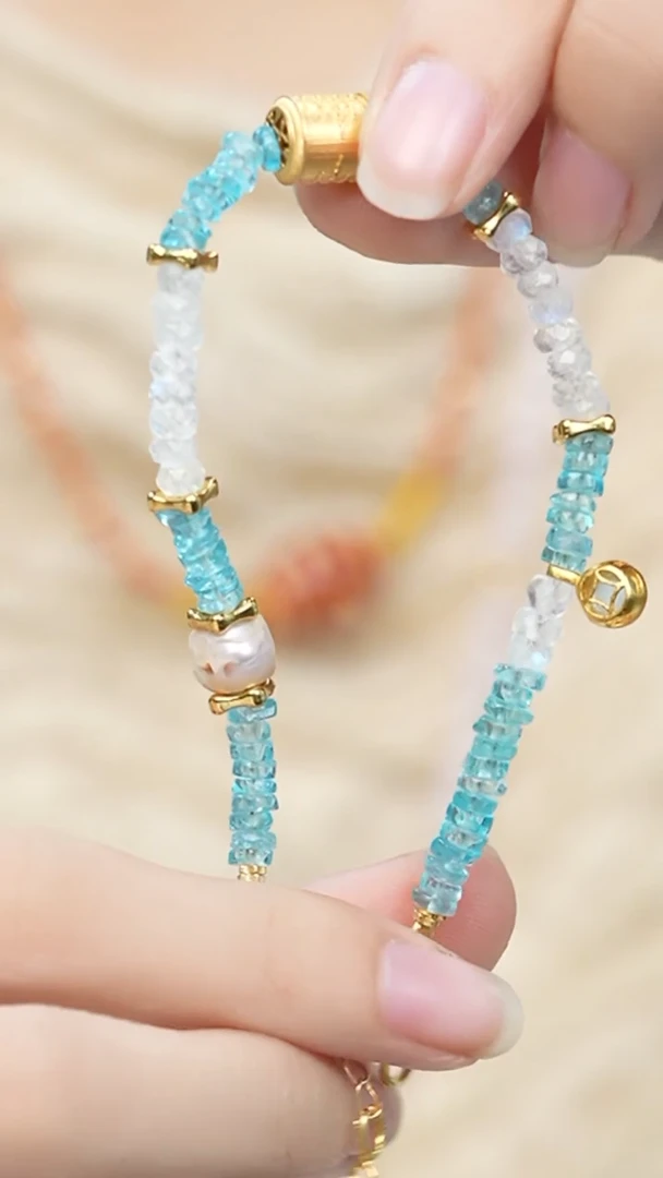 【闪购商品】月光石手链未镶嵌月光五条手链