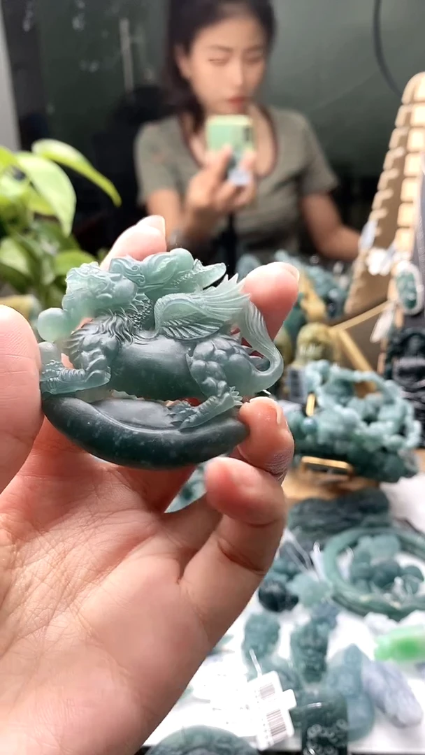 定制翡翠未镶嵌翡翠毛货不退不换6.22