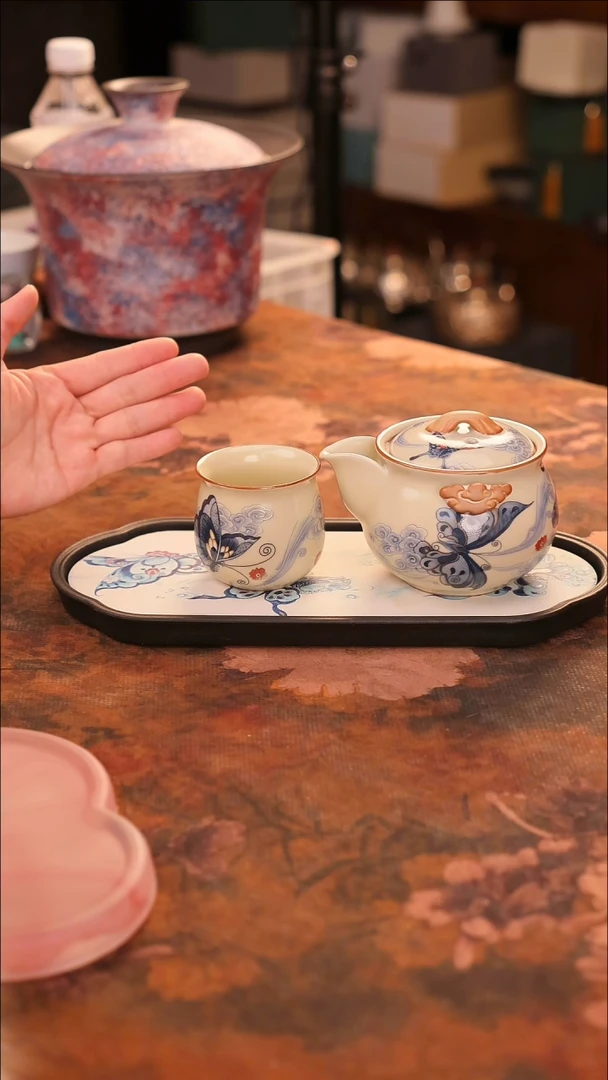 【闪购商品】陶瓷茶具（无礼盒无茶盘）@@A11715