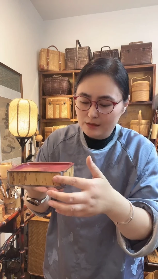 XJPY128-14-2云妃锡壶承铜盖长方形小