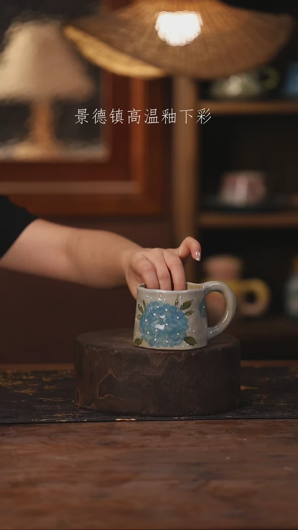 景德镇高温釉下手绘陶瓷386