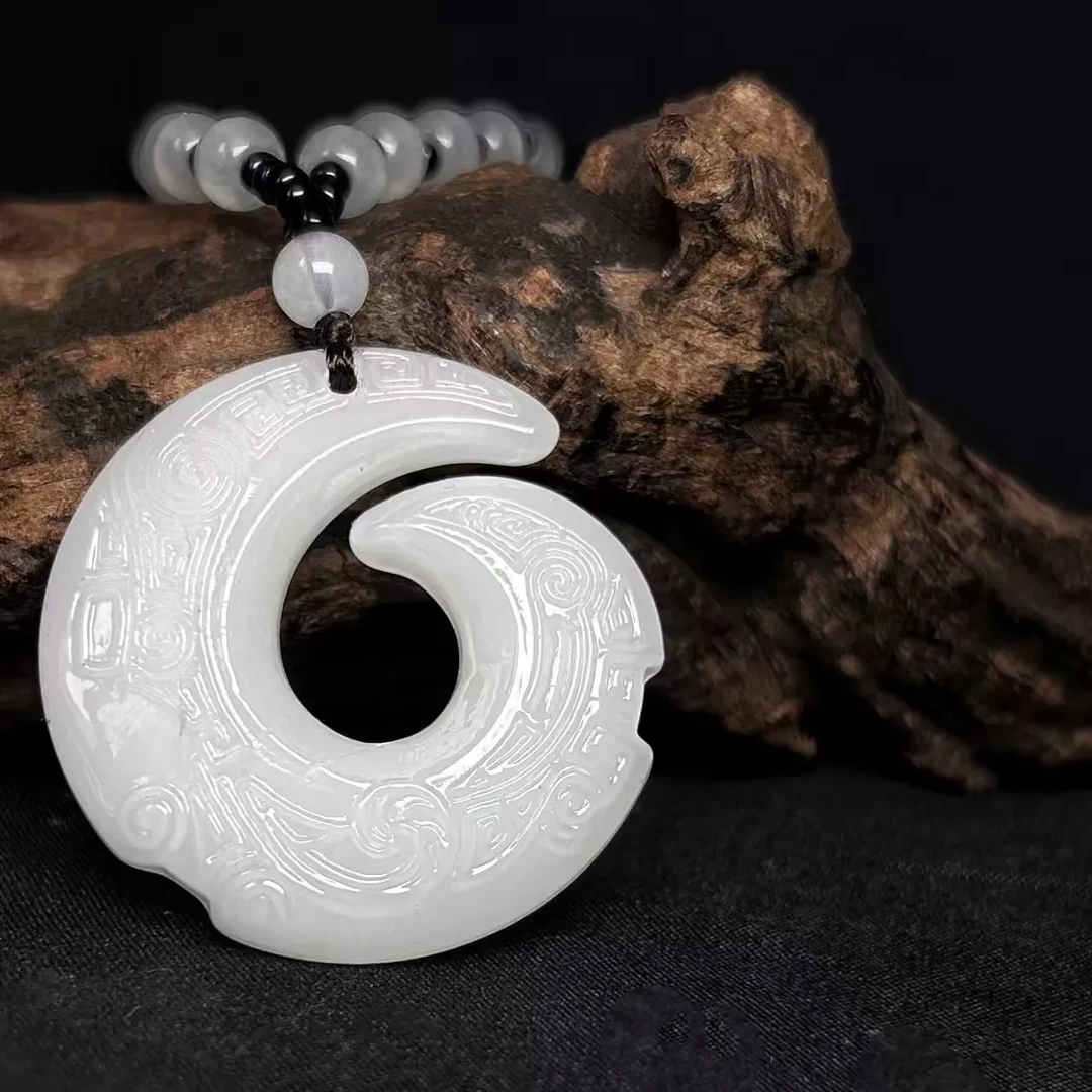 非金属树脂吊坠 玻璃时来运转手工编织男女款项坠