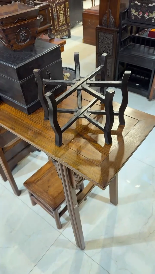 木紫檀折叠置物架398.8888