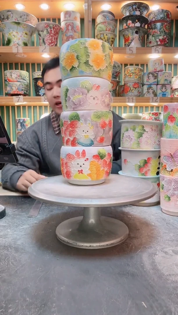 瓷片默认微瑕一物一拍1105-148-4个