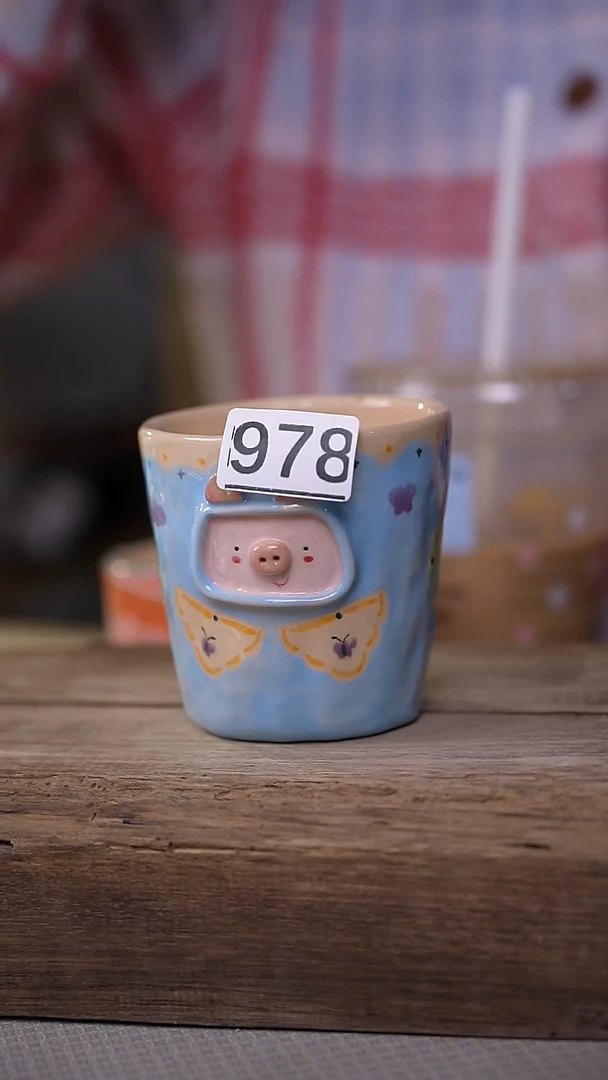 【闪购商品】瓷片手绘·杯/设计师 xudu 款