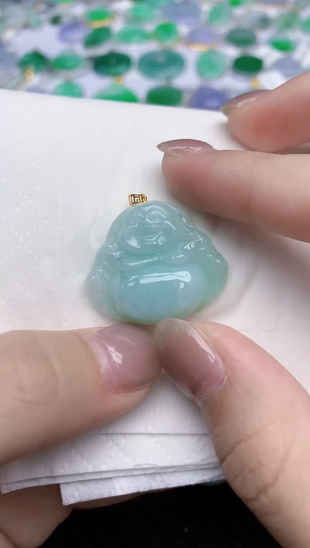 【闪购商品】翡翠颈饰未镶嵌天然翡翠A货