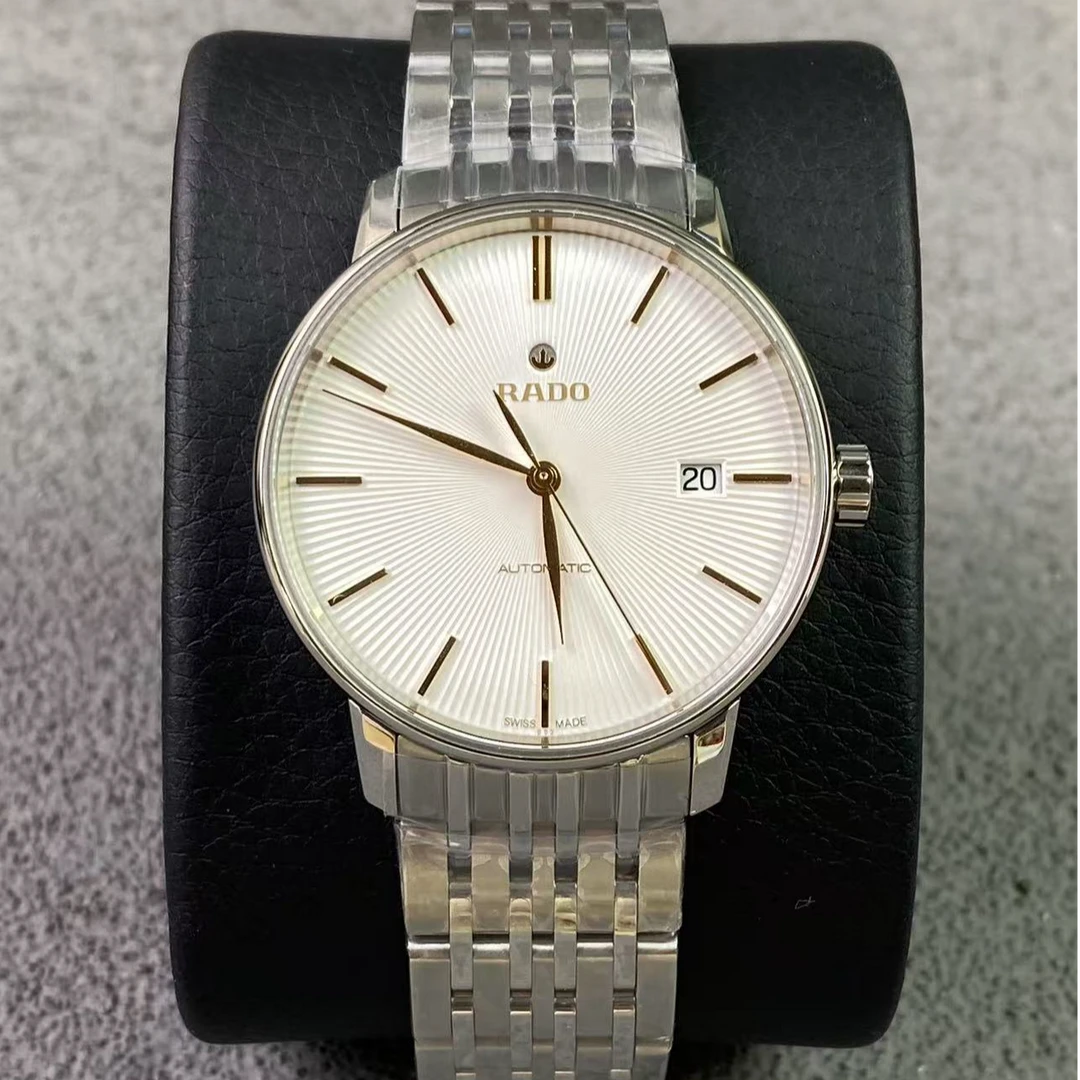 全新未使用 Rado/雷达 晶璨系列/机械男表/参考10600/表径37.7mm/