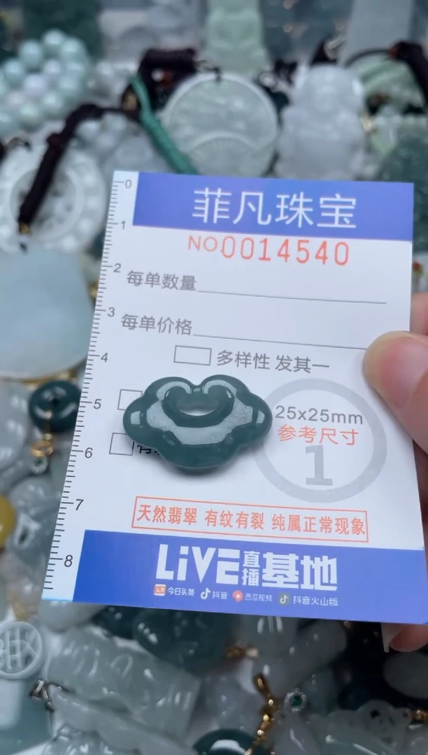 颈饰未镶嵌翡翠14540