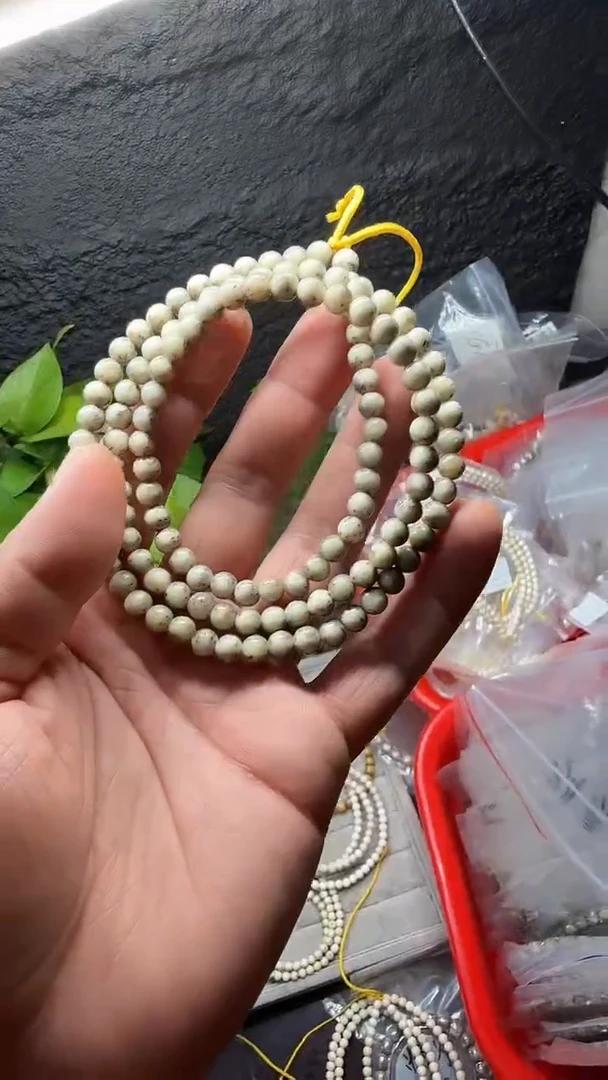 星月菩提手串海南星月菩提《A017》6X6圆珠长串