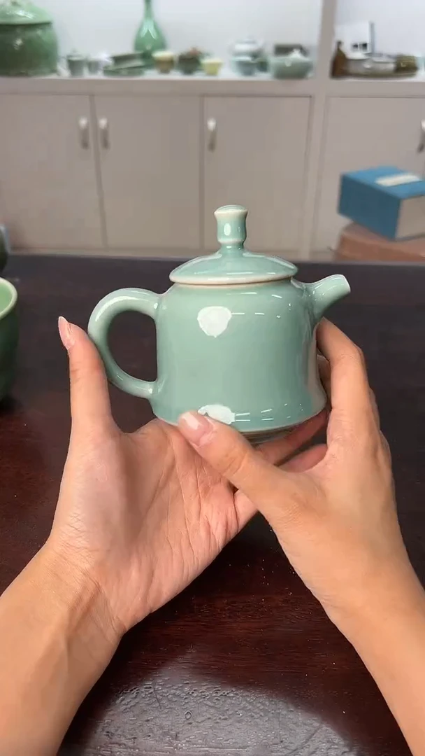 龙泉云间青瓷小米茶器