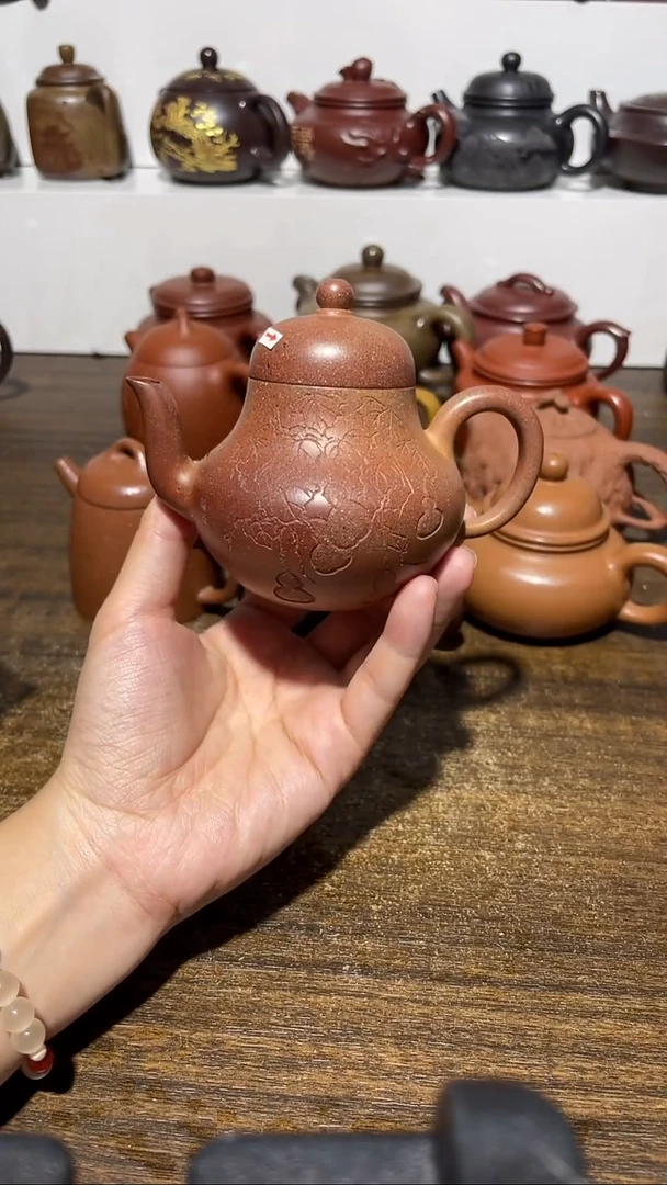 茶壶紫砂宜兴黄龙山原矿紫砂15