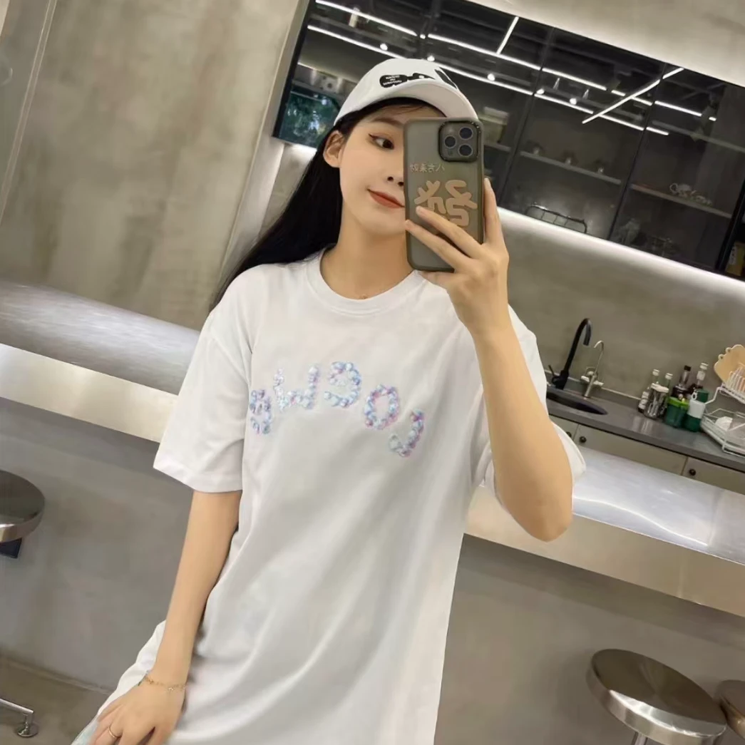 95新 LOEWE/罗意威 罗意威/Loewe 字母logo白色短袖/dd183