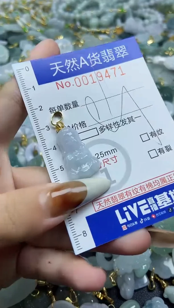 【闪购商品】翡翠颈饰未镶嵌天然A货翡翠