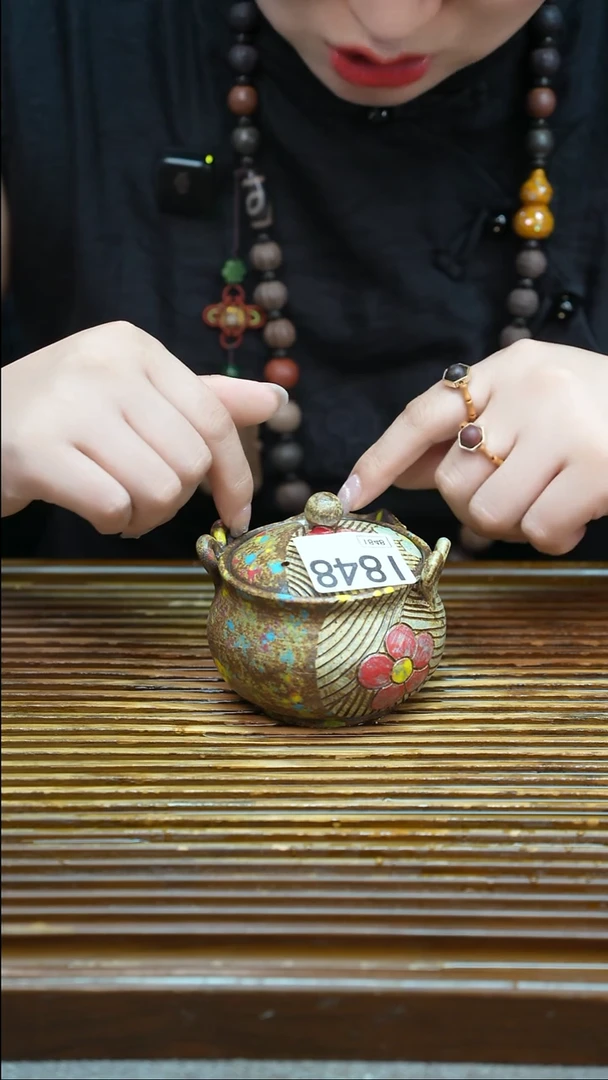 万古烧粗陶手工茶具