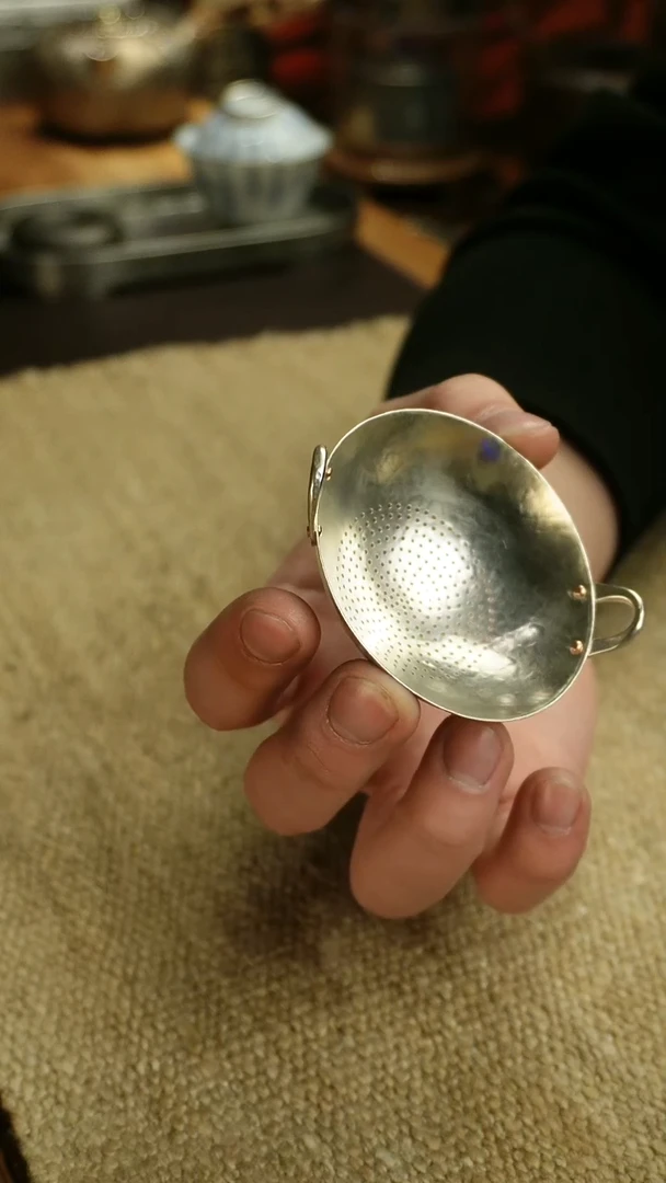 【闪购商品】足银全手小锅茶滤