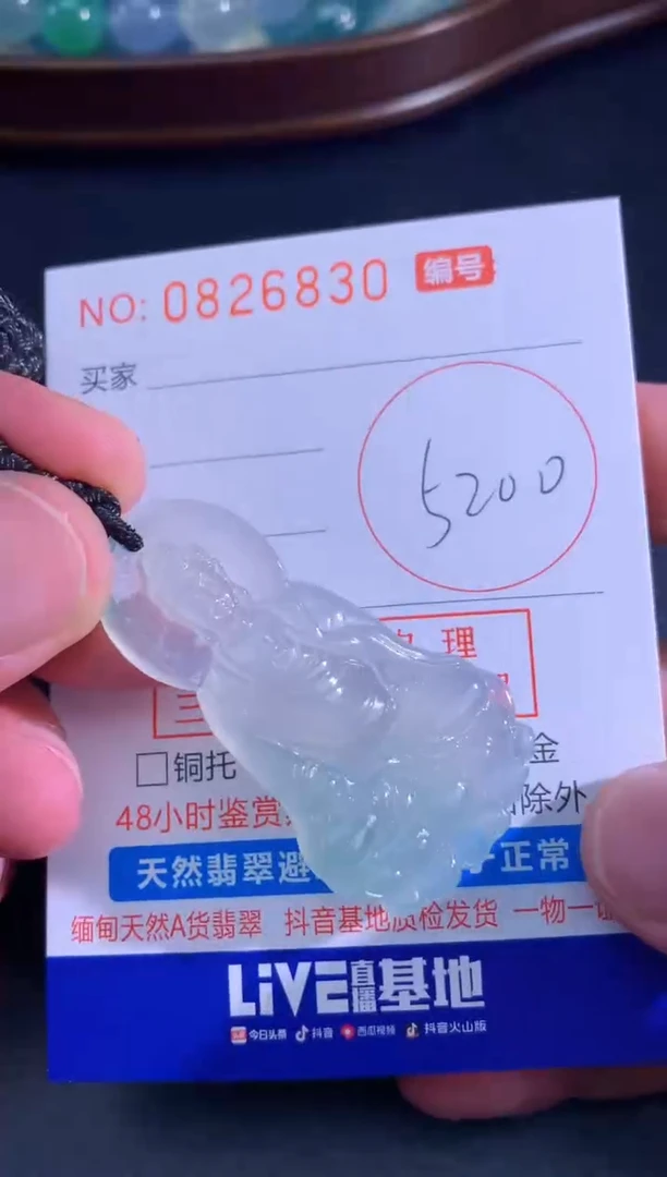 颈饰未镶嵌翡翠天然A货翡翠