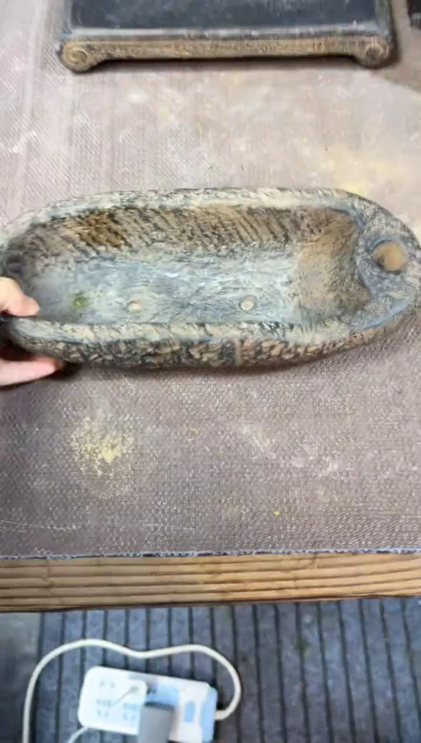 陶土【火山泥】牛槽盆