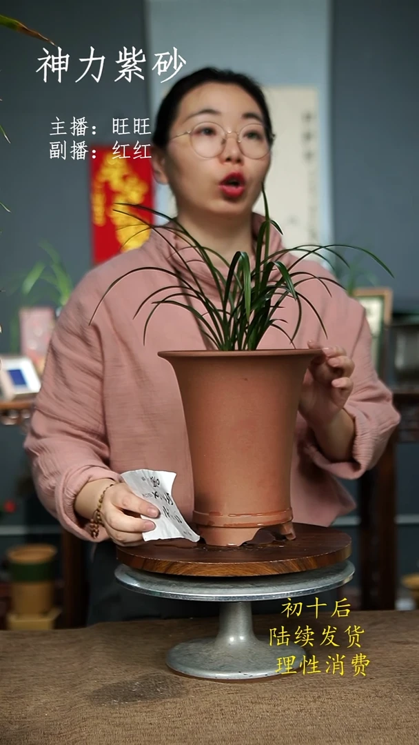 【闪购商品】紫砂花盆5810  紫砂花盆