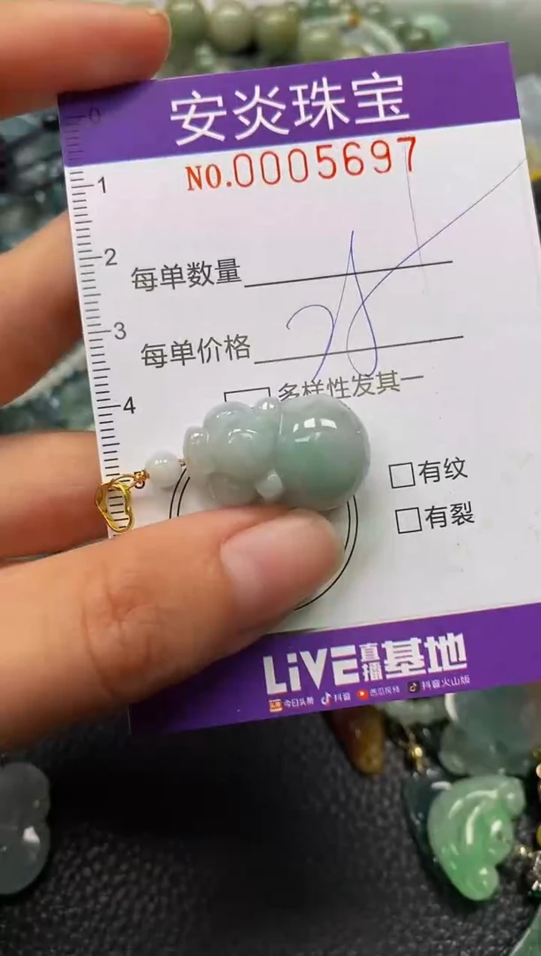 颈饰未镶嵌翡翠闪购0005697