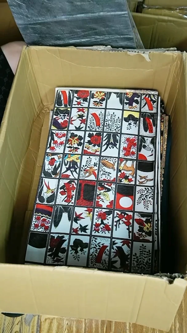 织绣织锦36六通细密织花牌