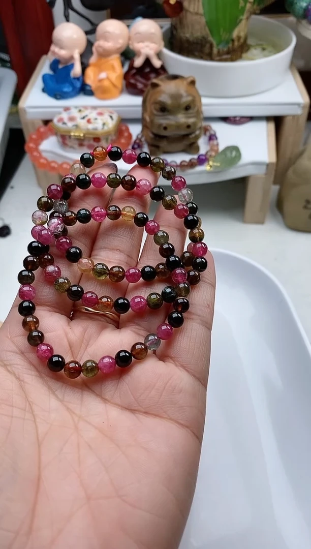 【闪购商品】碧玺手串未镶嵌A5多样性发其一