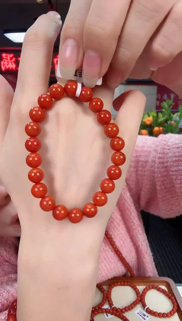 【闪购商品】南红玛瑙瓦西手串8+未镶嵌一个/条