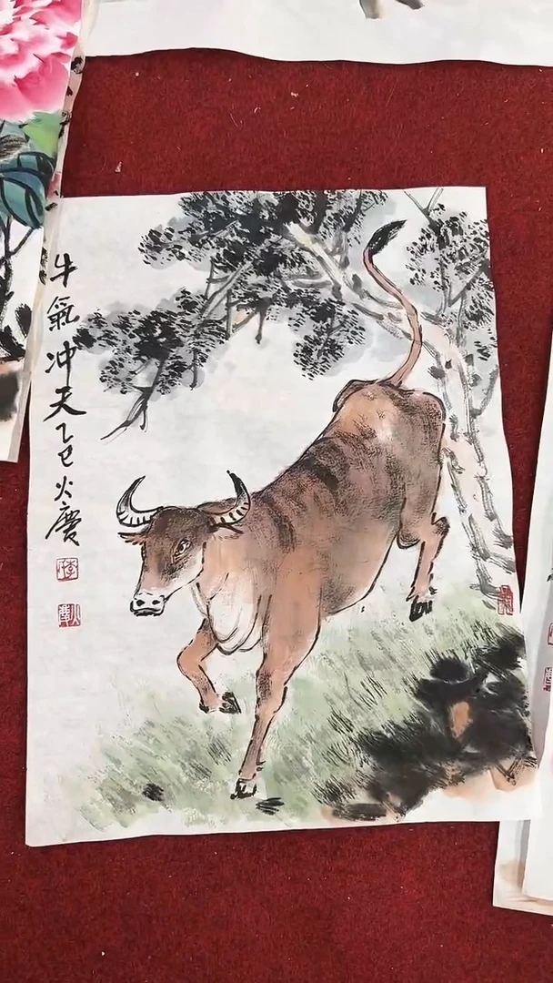 国画李火庆/国画/花鸟