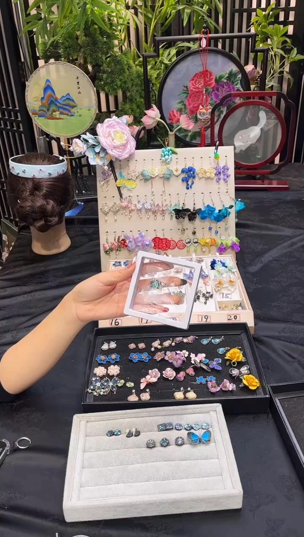 织绣晴**❧非遗苏绣手工饰品