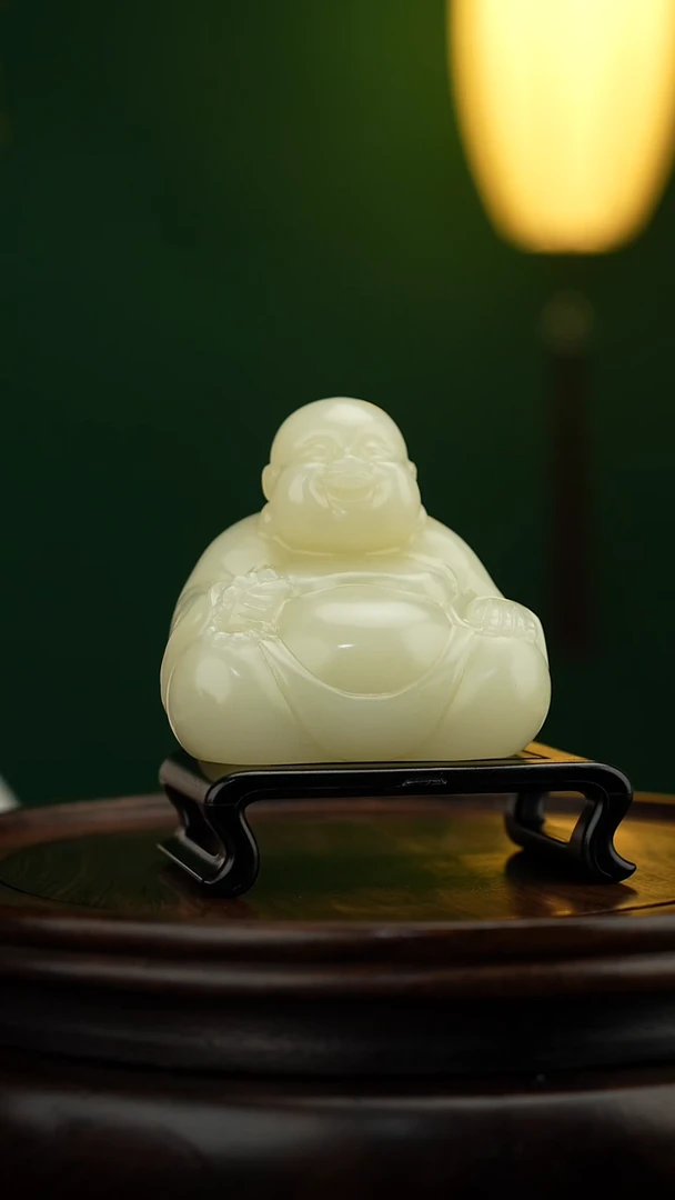 玉【弥勒】天然玉石手把件