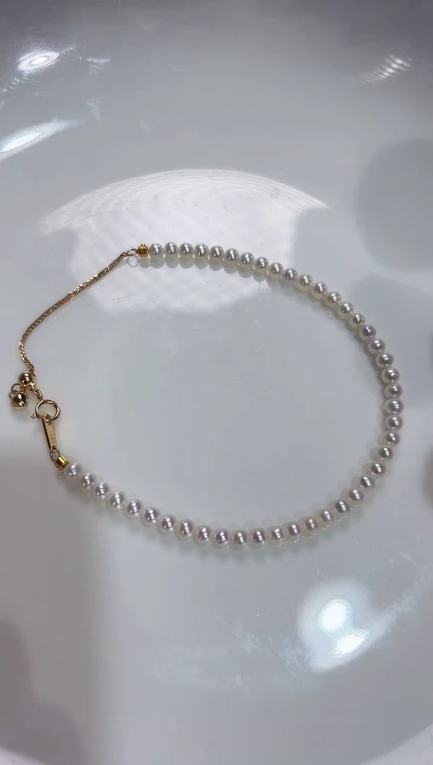 未镶嵌淡水珍珠涵涵S079 手链