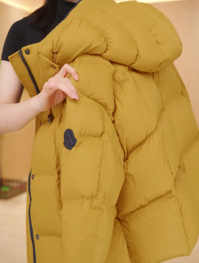 【进口品质】扶摇2025新款时尚气质加厚保暖连帽羽绒服外套d626沐沐