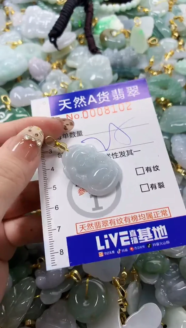 颈饰未镶嵌翡翠天然A货翡翠