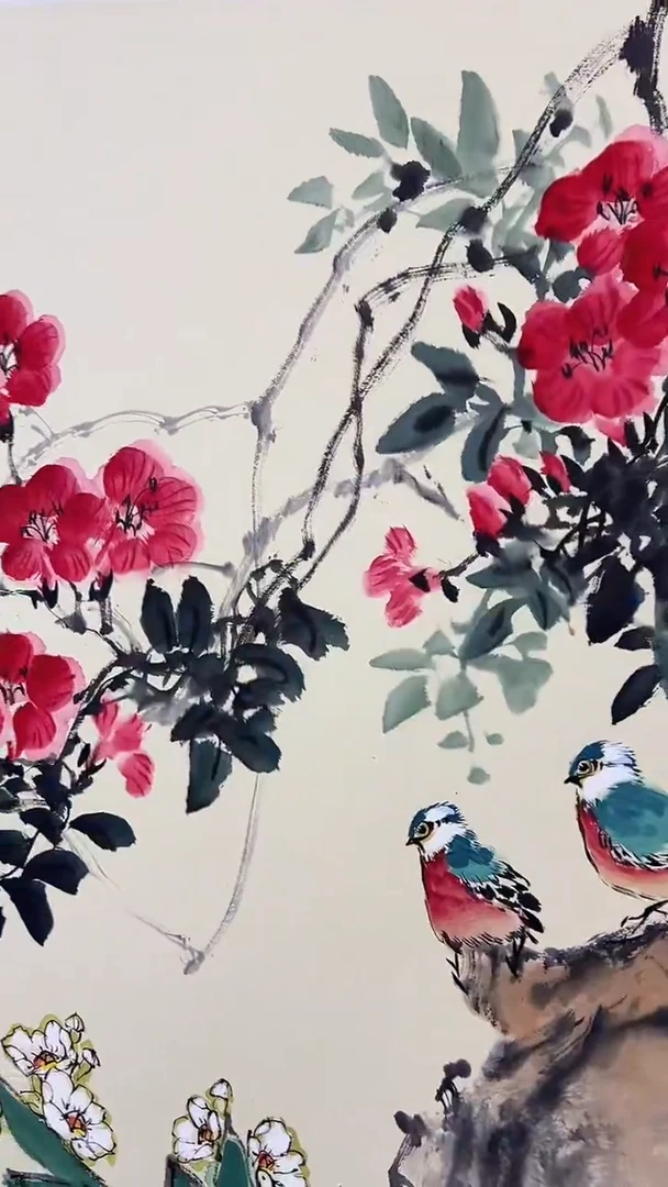 国画李纲-4平尺-花鸟国画
