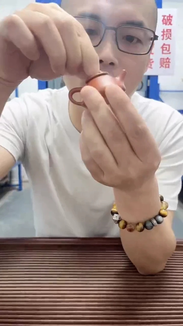 宜兴原矿紫砂壶指尖把玩壶石瓢