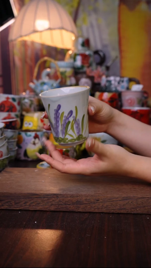 杯子泥垚手作 景德镇手工手绘陶瓷器物