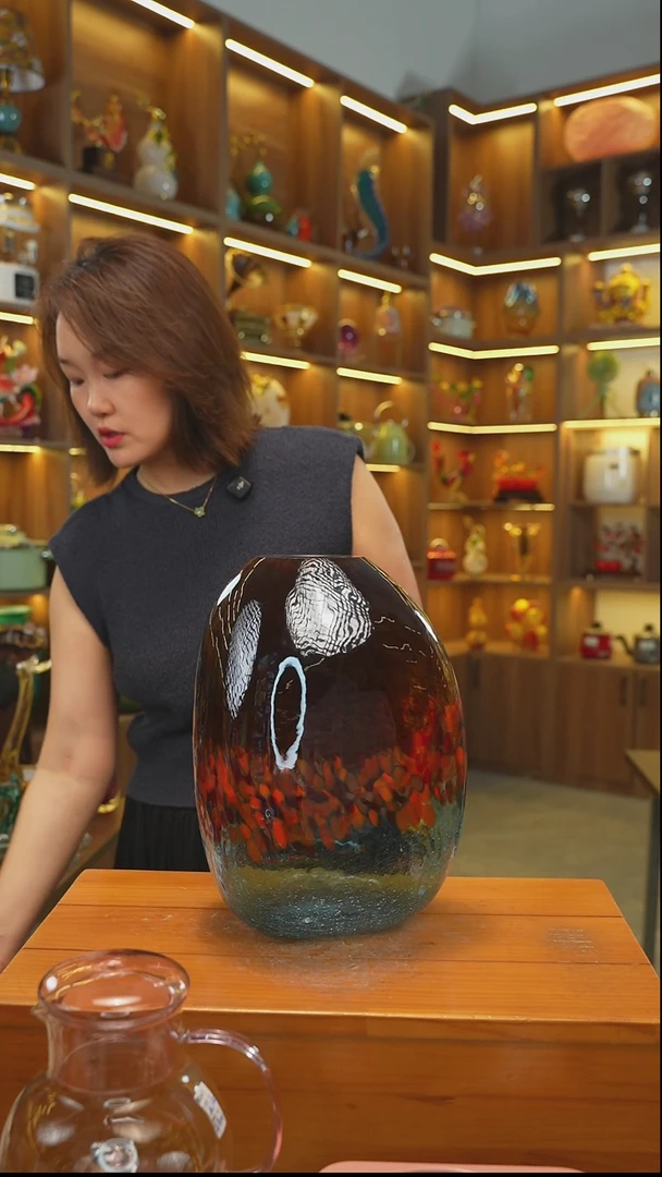 琉璃外贸花瓶花器花瓶-162