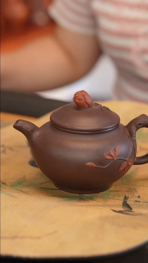 茶壶紫砂原矿手工制作