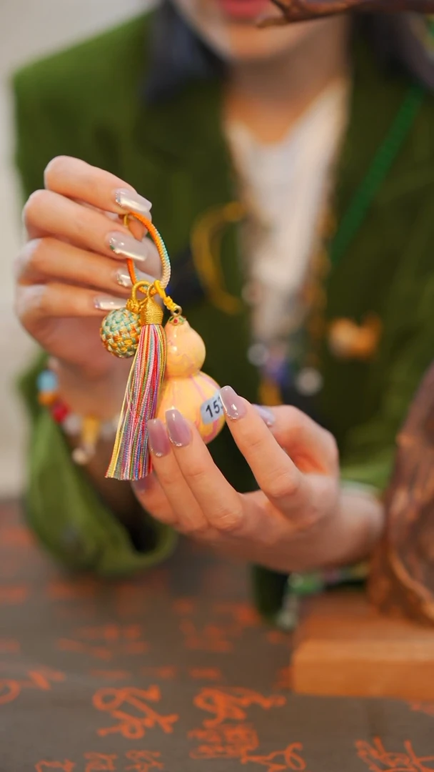 153非遗漆手艺工天然葫芦文玩福禄