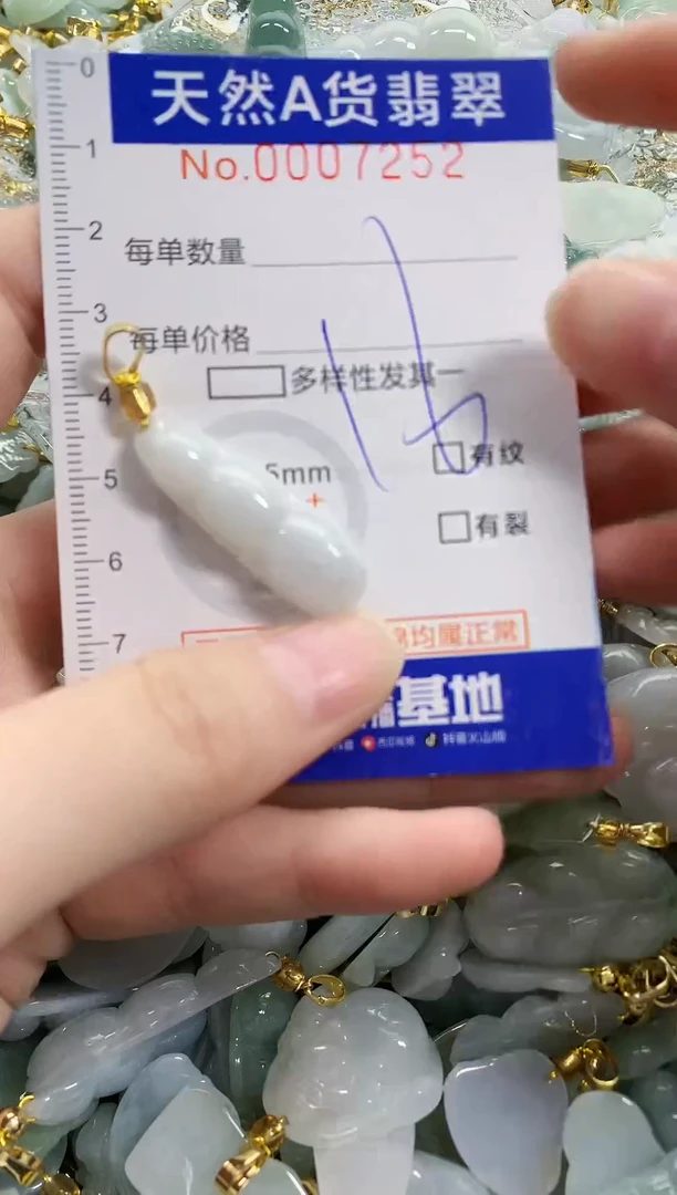 颈饰未镶嵌翡翠天然A货翡翠