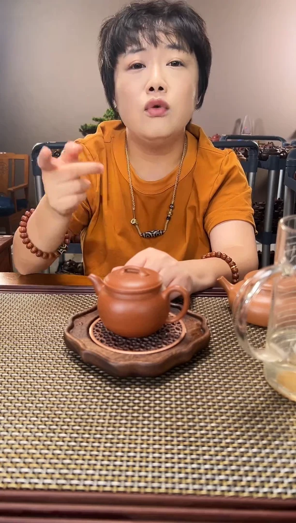 茶壶紫砂会****堂降坡 如意纽