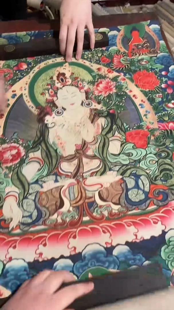 卷轴画手绘唐卡058
