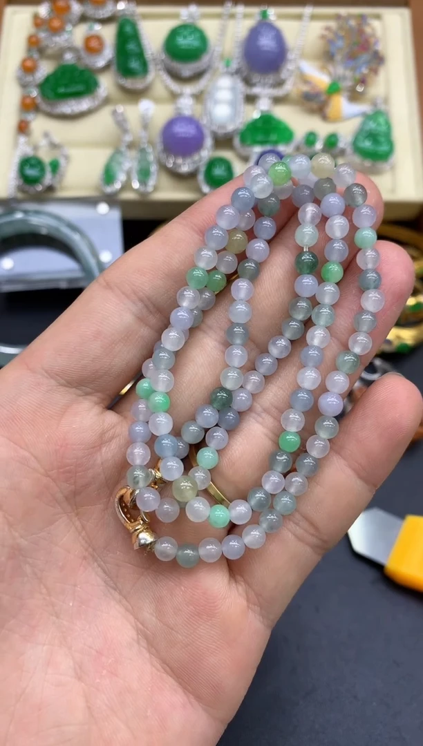 颈饰未镶嵌翡翠242-中国好珍宝
