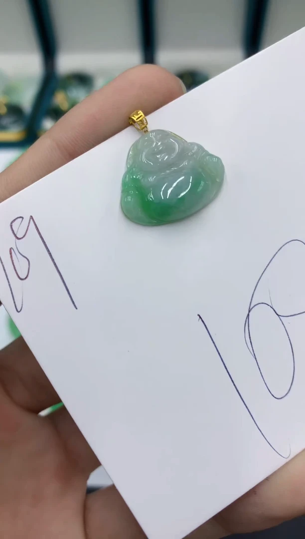 【闪购商品】翡翠颈饰18K金镶嵌翡翠