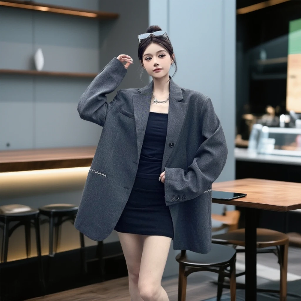 2025爆款洋气西装外套女春秋新款西装套装女西装西服外套女高级感