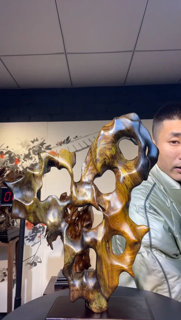 【闪购商品】金丝楠木雕金丝楠木工艺品摆件