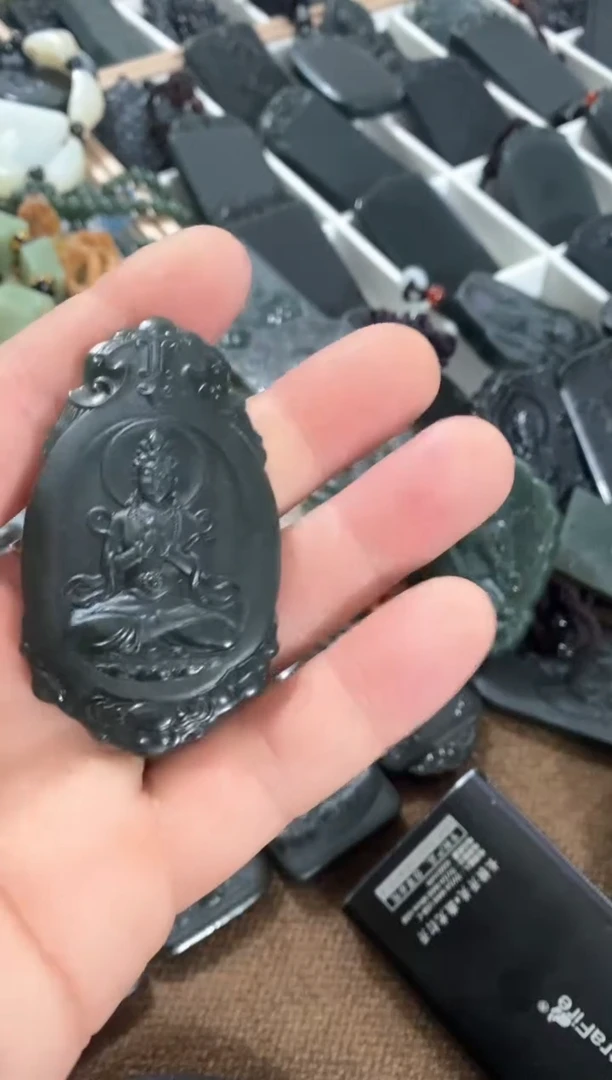 【闪购商品】和田玉吊坠(不含链)未镶嵌观音