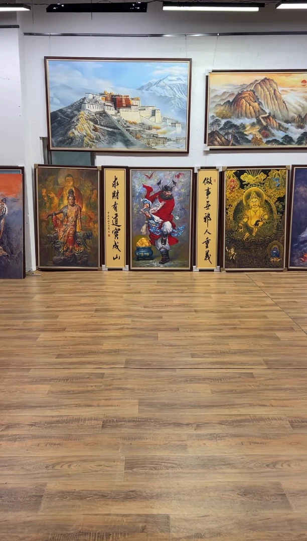 书法哥****！布达拉宫带框130*210