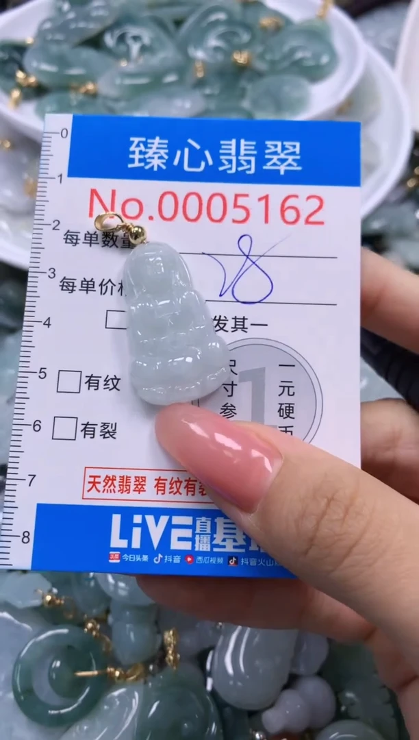 翡翠未镶嵌颈饰5162